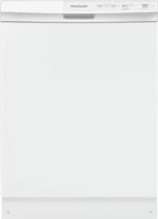 Frigidaire FFCD2413UW 24" Built-In Dishwasher, Front Control, White