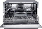 Edgestar Dwp63 21-5/8" Wide 6 Place Setting Countertop Dishwasher - Silver