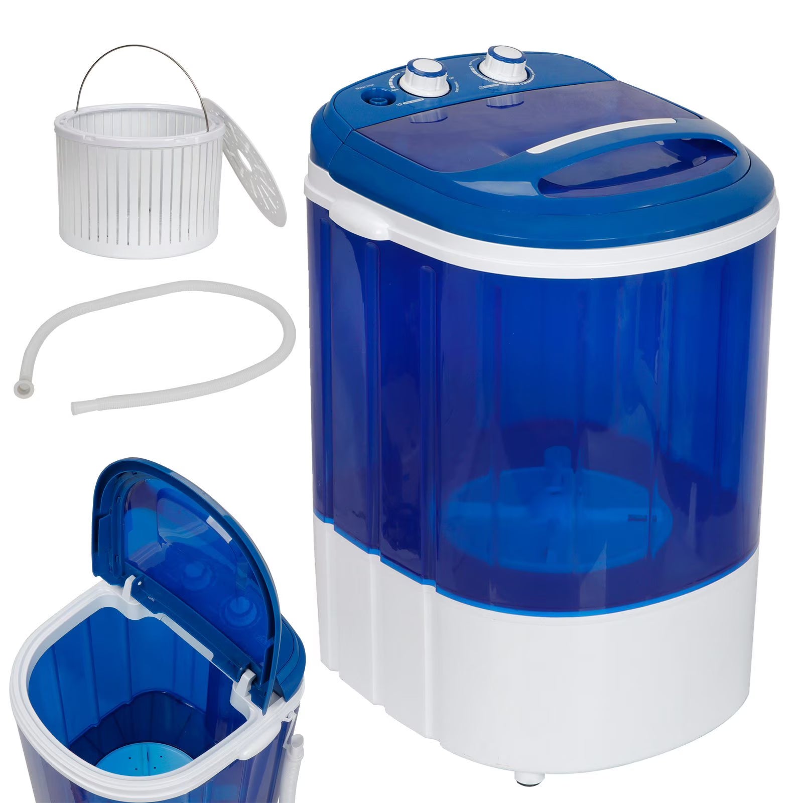 GHooa Mini Laundry Washer 9 lbs Compact Washing Machine Idea Dorm Rooms Portable