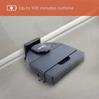 Neato D8 Intelligent Robot Vacuum Cleaner LaserSmart Nav, Smart Mapping, No-Go Zones, WiFi Connected, 100-min runtime, Powerful Suction, Turbo Clean, Edges, Corners & Pet Hair, XXL Dustbin, Alexa
