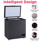 Frigidaire, 5.0 Cu. ft. Chest Freezer, Black Granite Design