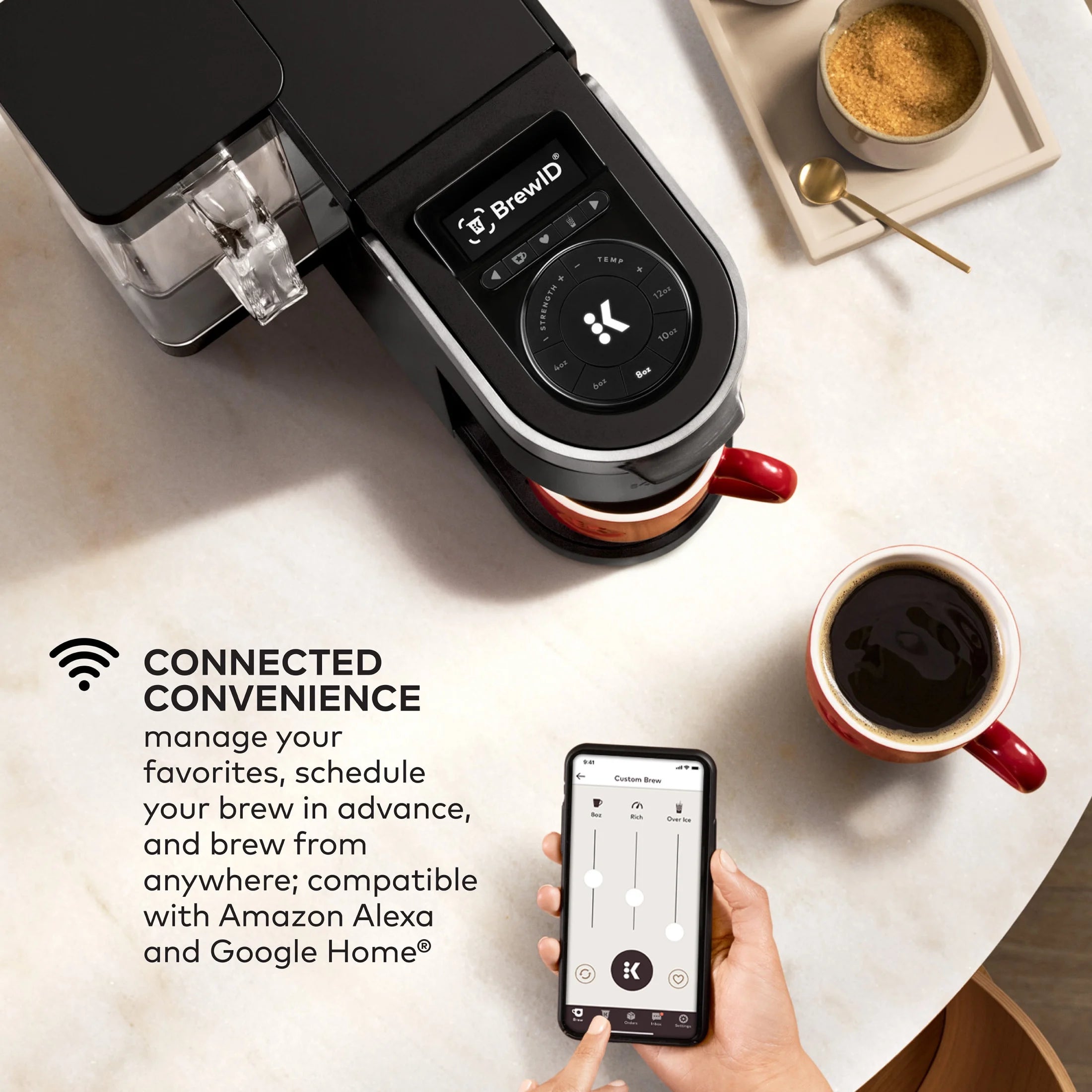 Keurig K-Supreme Plus SMART Single Serve K-Cup Pod Coffee Maker, Black