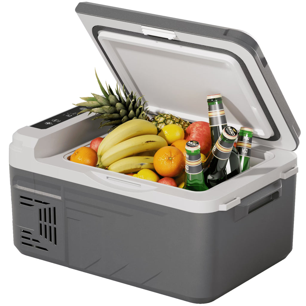 Simzlife 12 Volt Refrigerator, 11 Quart (10L) Car Fridge with APP Control, Car Refrigerator -4�H~68�H, Portable Freezer for RV, Camping, Travel
