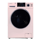Equator All-in-One Washer Dryer VENTLESS/VENTED PET cycle 1.62cf/15lbs 110V in Pink