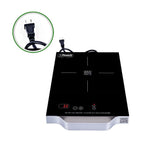 Equator 11inch Portable Single-Burner Induction Cooktop - with Handle in Black