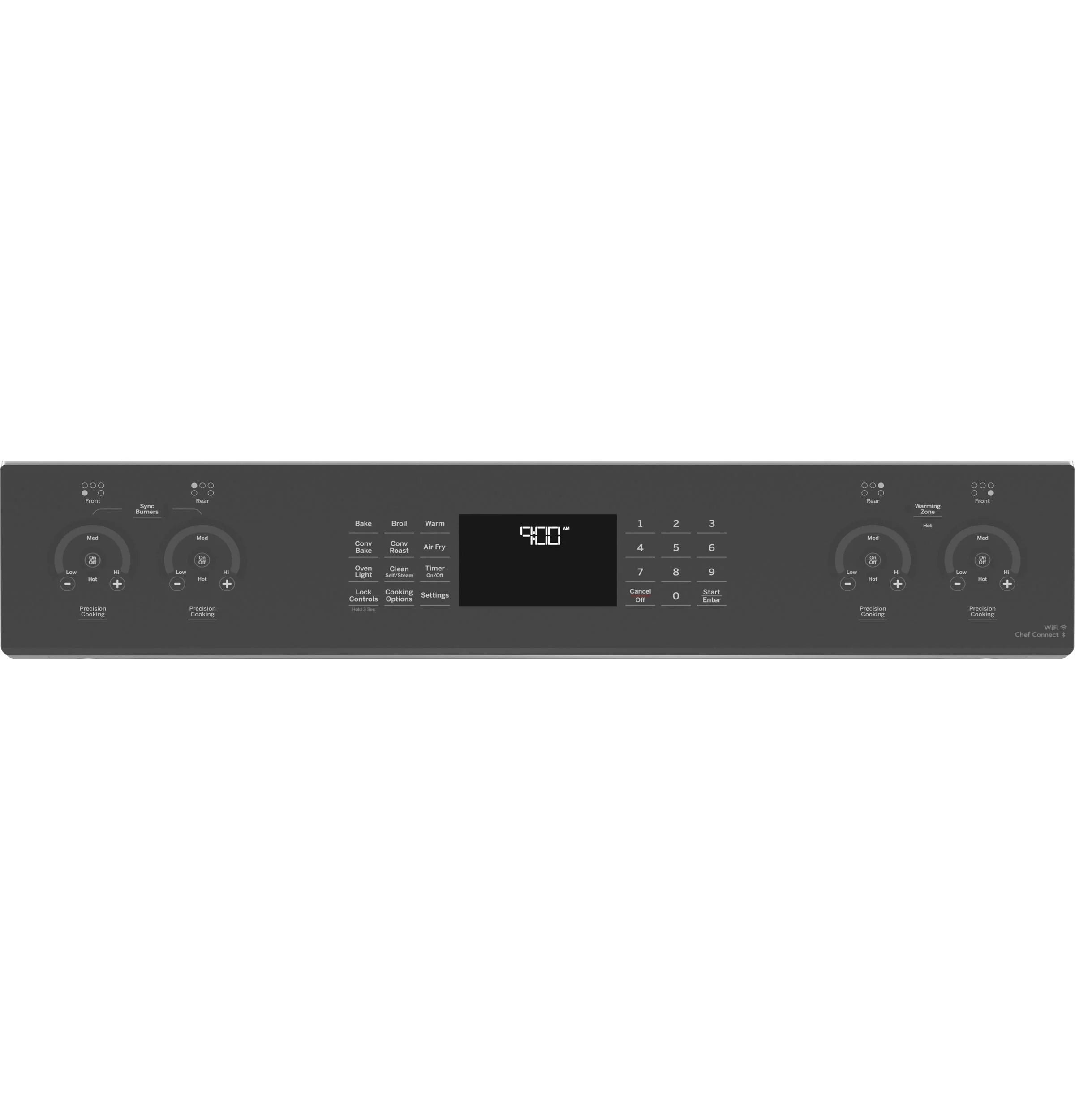 GE Profile 30 in 5.3 cu ft Slide-In Electric Induction Range in Stainless Steel