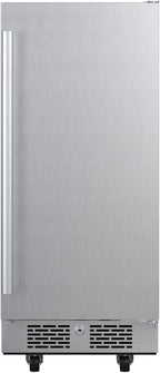 Avallon Afr152odrh 15" Wide 3.3 Cu. Ft. Outdoor Compact Refrigerator - Stainless Steel
