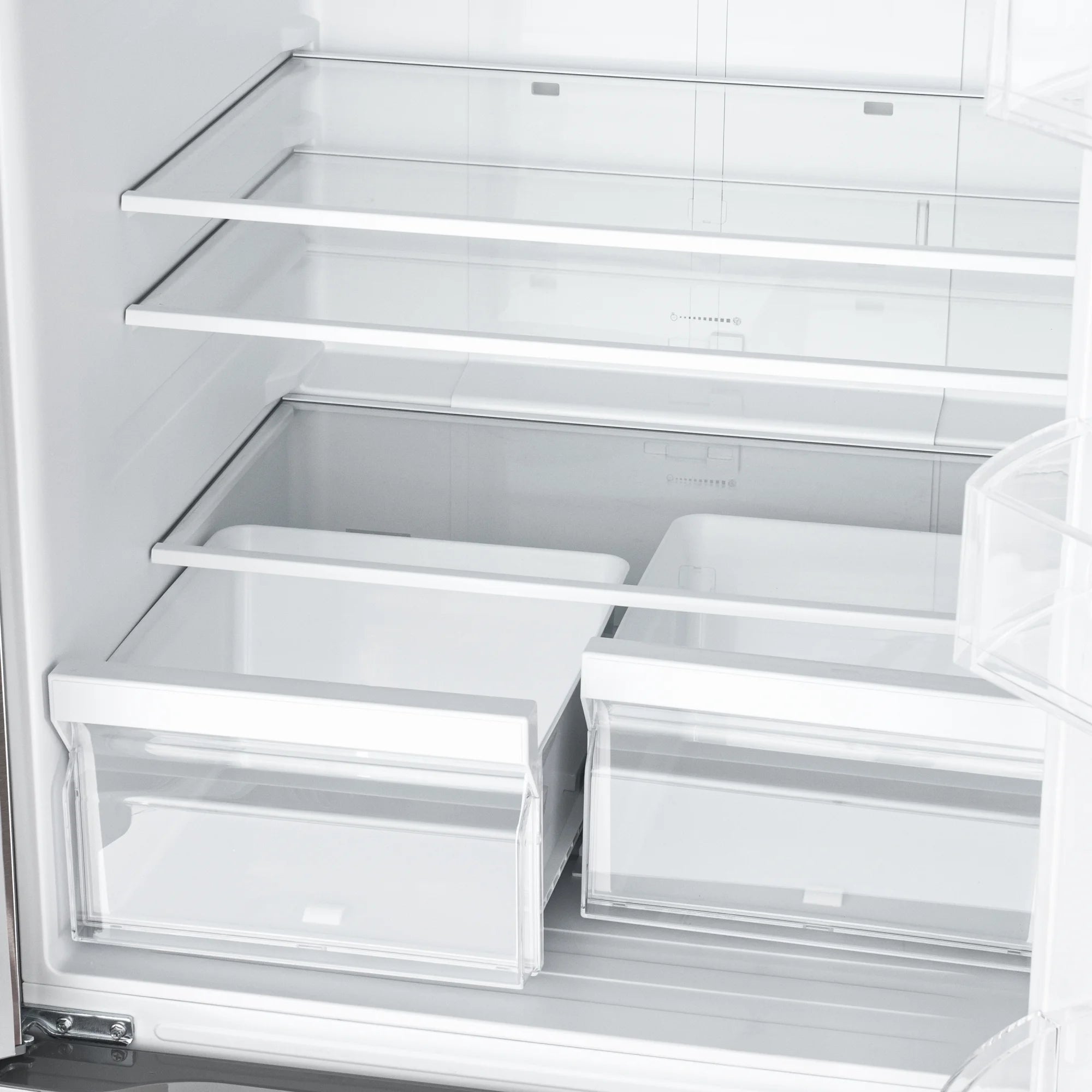 18.5 cu. ft. Stainless-Steel French Door Refrigerator in Silver, Auto Defrost, Energy Star, Digital Temperature Control