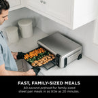 The Ninja? Foodi? Digital Air Fry Oven, Convection Oven, Toaster, Air Fryer, Flip-Away for Storage, 1800 watts, Stainless Steel, SP100