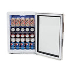 Whynter 24'' Beverage Refrigerator Cooler, 140 Cans Beverage Fridge, Built in or Freestanding Beverage Center with Stainless Steel Door