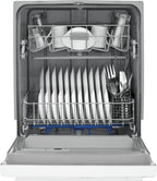Frigidaire FFCD2413UW 24" Built-In Dishwasher, Front Control, White