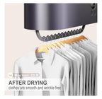 Portable Clothes Dryer Mini Clothes Dryer Save Space Folding Compact Dryer Machine With Dry Bag For Laundry Electric Portable Dryer For Camping ��Business Trip�� Travel ��Home And Apartment Grey