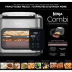 Ninja Combi All-in-One Multicooker, Oven, & Air Fryer, 10-in-1 Functions, Stainless Steel, SFP700