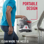 Hoover CleanSlate, Portable Spot Cleaner, for Carpet, Upholstery & Stairs, Pet Stain Removal, Lightweight, FH14010