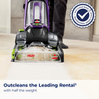 BISSELL ProHeat 2X Revolution Pet Pro Upright Deep Cleaner, for Carpets and Upholstery, TurboStrength Motor Technology, 3 Cleaning Modes, Heatwave Technology, 3586, Purple