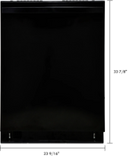 Kenmore 02214622 Built-in 24-inch Stainless Steel Tub Dishwasher, White, 34"H x 24"W x 25"D