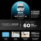 Shark® Matrix�?IQ Robot Vacuum, Bagless 60 Day Capacity Base, Multi-Surface Cleaning, Self Emptying, Home Mapping, RV2302AE
