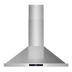 Cosmo 30 in. Ducted Range Hood in Stainless Steel with Touch Controls, LED Lighting and Permanent Filters