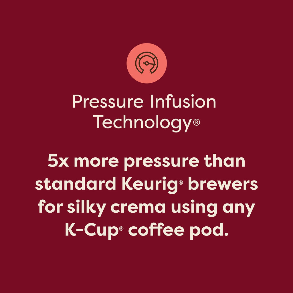 Keurig K-Crema Single Serve K-Cup Pod Coffee Maker