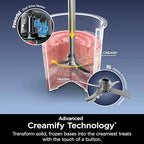 Ninja CREAMi Deluxe Ice Cream & Frozen Treat Maker for Ice Cream, Sorbet, Milkshakes, Frozen Yogurt, & More, 11-in-1, XL Capacity, Silver, Includes (2) Family-Sized 24 oz. Tubs, NC501