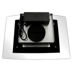 Cosmo 30 in. Ducted Island Range Hood in Stainless Steel with LED Lighting and Permanent Filters
