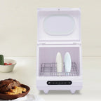 FETCOI Portable Countertop Portable Countertop Dishwasher Compact Dishwasher 5 Programs
