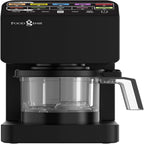 Food Genie: Dessert Station - Black - 11-In-1 Ice Cream & Frozen Treat Maker, (3) 16oz Tubs, Create Sorbet-Milkshakes-Drinks & More, Dual-Drive Motors