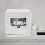 Compact Countertop Dishwasher �?6-8 Place Settings, 4 Washing Modes, Efficient 785W Power, Low Noise, Automatic Drying, Ideal for Small Kitchens and Apartments