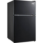 Arctic King 3.2 Cu ft Two Door Mini Fridge with Freezer, Stainless Steel, E-Star