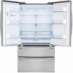 LG 28 Cu. ft. Smart Wi-Fi Enabled French Door Refrigerator, Stainless Steel (LMXS28626S)