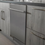 ZLINE 24 in. Top Control Dishwasher with Stainless Steel Tub and Modern Style Handle, 52dBa (DW-24)