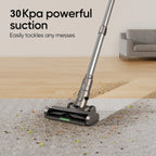 MOOSOO Lightweight Cordless Stick Vacuum Cleaner with 40Mins Runtime, Curved Display, for Home Pet Hair Hard Floor Carpet