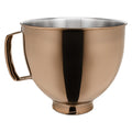 KitchenAid 5 Quart Tilt-Head Metallic Finish Stainless Steel Bowl - KSM5SSB