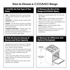 Cosmo COS-305AERC 30 in. Stainless Steel Electric Range with Convection Oven
