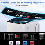 Ktaxon 17.8lbs Portable Fully Automatic Washing Machine W/ Drain Pump