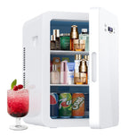 ADVWIN 22L/30Can Mini Fridge with Temperature Control, Compact Refrigerators for Bedroom, Cosmetics