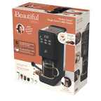 Beautiful Perfect Grind�?Programmable Single Serve Coffee Maker, White Icing by Drew Barrymore