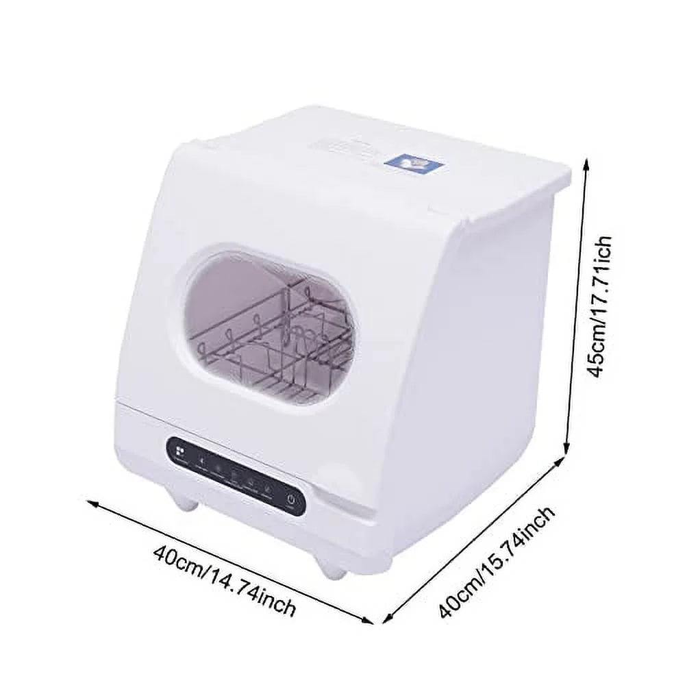 1200W Portable Countertop Dishwasher 5 Washing Programs Compact Countertop Dishwasher 360�� Spray Dish Washing For Kitchen,Apartment, Dorm, Office & Rvs