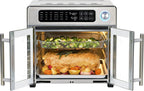 Emeril Lagasse French Door Air Fryer Toaster Oven Combo, 26QT, Stainless Steel, 4-00675-02X