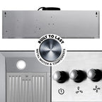 Cosmo Range Hoods UC30 30 in. 380 CFM Ducted Under-Cabinet Range Hood