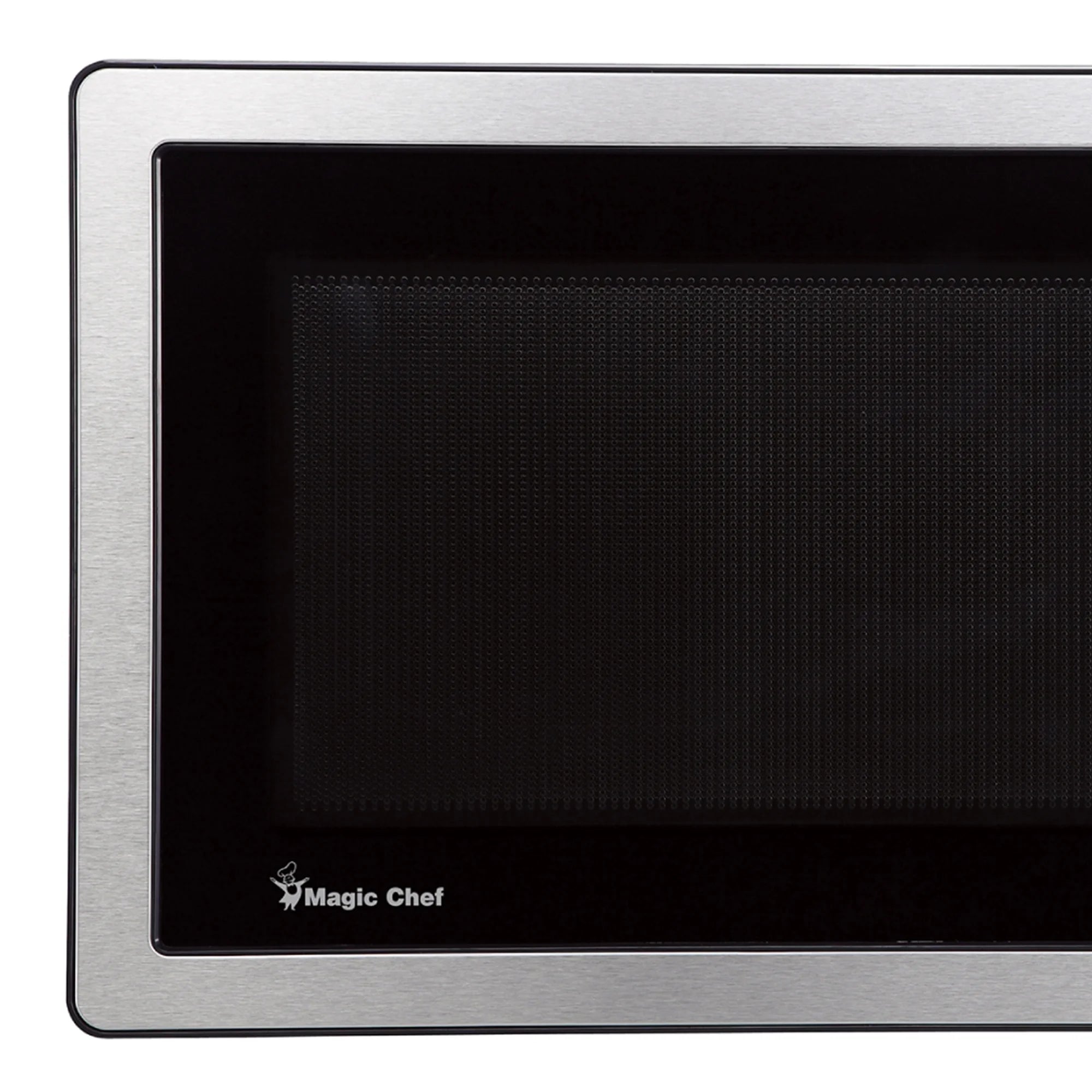 Magic Chef 1.6 Cu. ft. 1100W Countertop Microwave Oven with Push-Button Door in Black, New