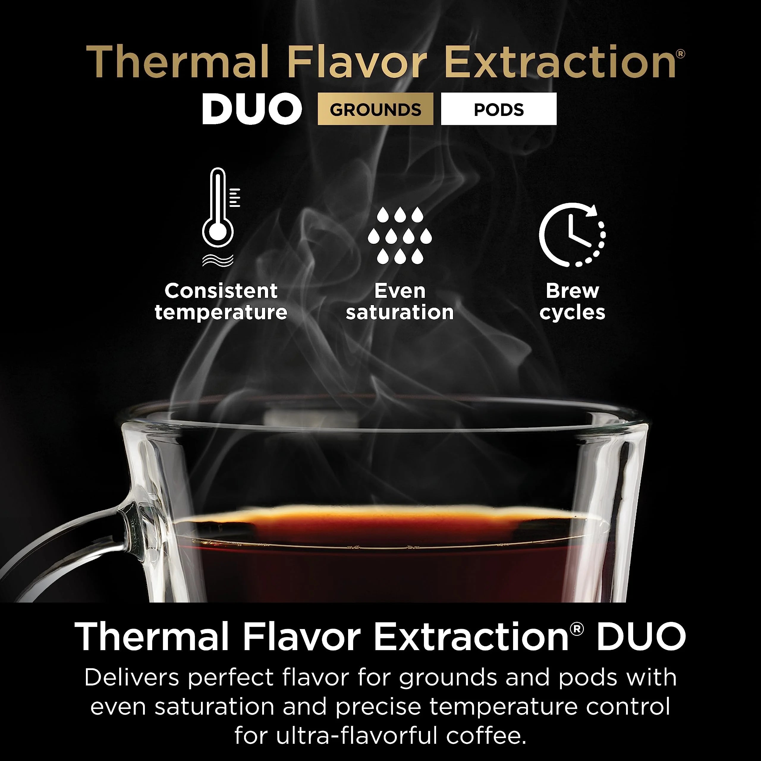 Ninja Drip Coffee Maker With K Cup Combo, DualBrew Pro Specialty Coffee System, Coffee Machine Compatible with K-Cup Pods, 12 Cup Single Serve Coffee Makers with Paper Filter, CFP301 Frother? F