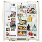 WHIRLPOOL WRS315SDHM side by side freestanding refrigerator