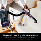 Shark Upright Vacuum, Lift-Away, Pet Friendly, Bagless, PowerFins HairPro & Odor Neutralizer Technology, Hard Floor and Carpet, Self Cleaning Brushroll, Anti Allergen &Swivel Steering , ZD550, Purple