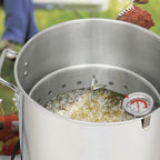 Ktaxon Propane Outdoor Fryer Kit Aluminum Frying/Boiling Turkey Fryer Pot 30QT 4 Piece Set