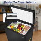 Arctic King 7.0 Cu ft Chest Freezer, Convertible, Black