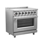 Forno Massimo 36-Inch Freestanding Chef Door Electric Range, True Convection Oven
