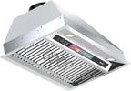 Brano 36-Inch Built-in Range Hood Insert , Voice/Gesture/Touch Control, 900 CFM, 4-Speed, Ducted/Ductless, Adjustable Lights