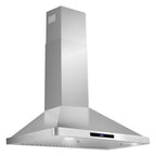 Cosmo 30 in. Ducted Range Hood in Stainless Steel with Touch Controls, LED Lighting and Permanent Filters