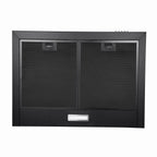24 inch Wall Mounted Range Hood Kitchen Stove Vent Hood 450 CFM 3-Speed Fan